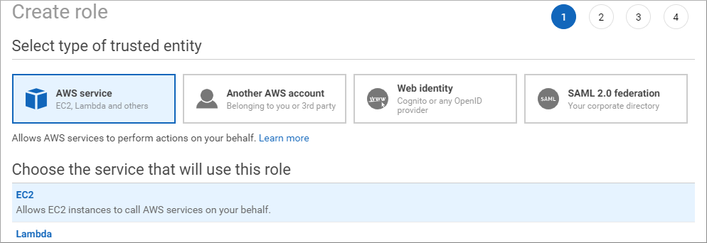 AWS Create Role